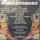 LOS NATAS - CORSARIO NEGRO - ITALY 2003 EX/M- LP - pikkukuva 2