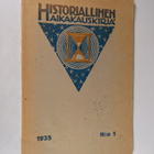 Historiallinen aikakauskirja n:o 1/1935 - pikkukuva 1