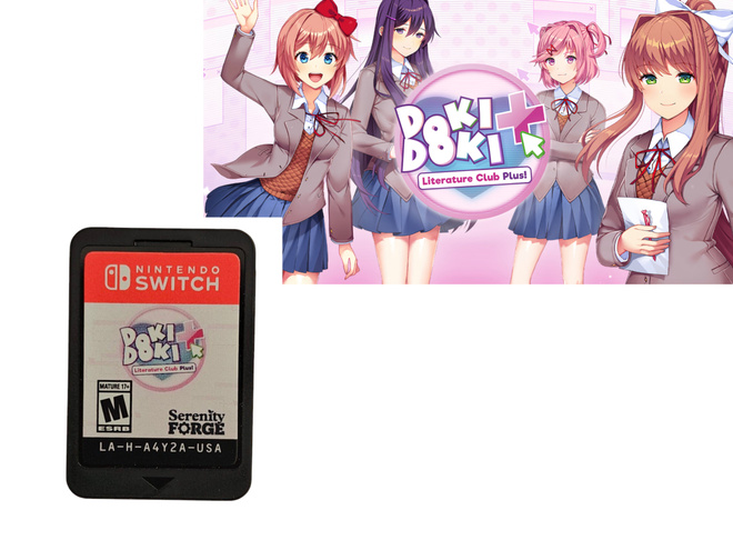 NSW - Doki Doki Literature Club Plus! (pelkkä kasetti)