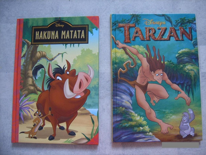 Disney Hakuna Matata ja Disney Tarzan kirjat