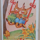 Puput keinuvat, tipu katselee, narsisseja, p. 1952 - pikkukuva 1
