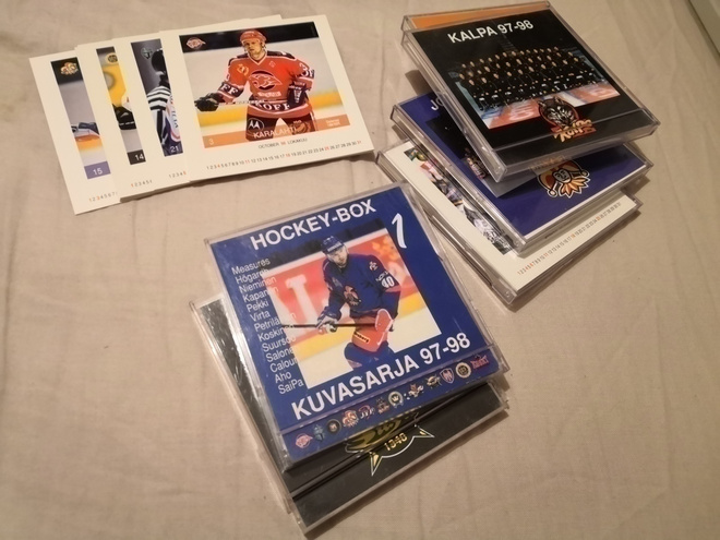 1997-98 Adbox Hockey Box kuvakortit alk.2e/ kpl