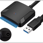 2,5/3,5" SATA - USB 3.0 kovalevyadapteri & virtalähde #31520 - pikkukuva 5
