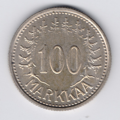 1957 100 markkaa