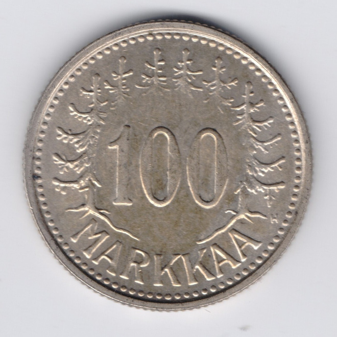 1957 100 markkaa
