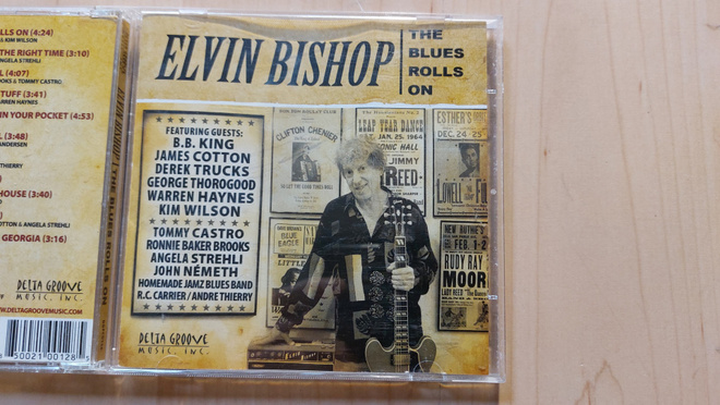 ELVIN BISHOP – THE BLUES ROLLS ON orig. US  2008    CD
