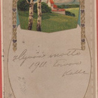 Talo kesämaisemassa - kulk v 1910 - pikkukuva 1