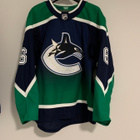 Brock Boeser #6 Canucks game worn -pelipaita - pikkukuva 3