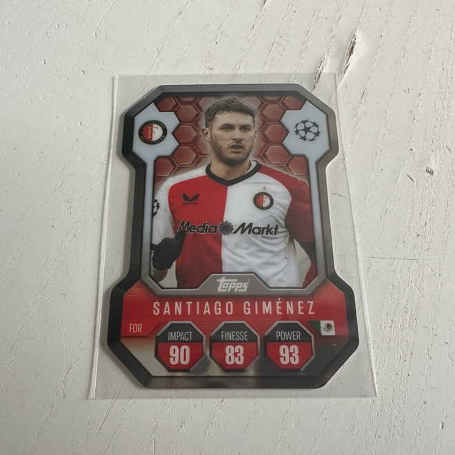 Topps Match Attax 24-25 Chrome Shield Santiago Gimenez