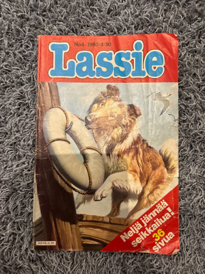 Lassie sarjakuva lehti vuodelta 1980 no 4