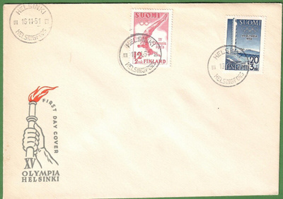FDC Helsigin Olympialaiset 1951 (103)
