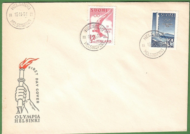FDC Helsigin Olympialaiset 1951 (103)