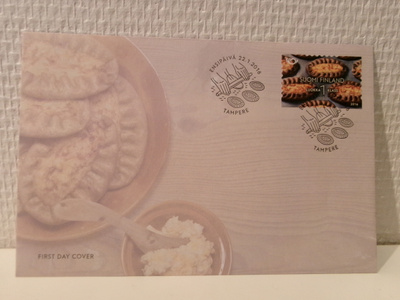 FDC- ensipäiväkuori - Karjalanpiirakka - 2016