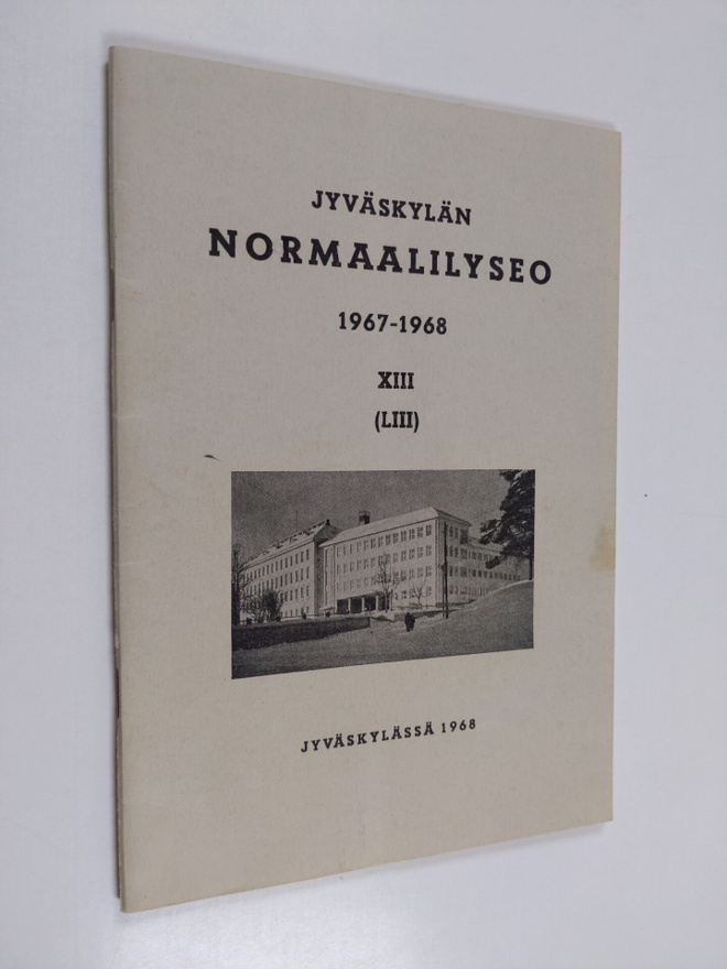 Jyväskylän normaalilyseo 1967-1968 XIII (LIII)