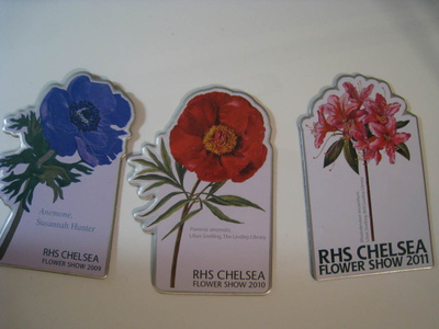 Jääkaappimagneetti 3 kpl Chelsea Flower Show