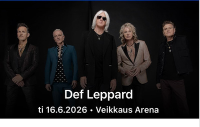 Def Leppard Platinum -lippu