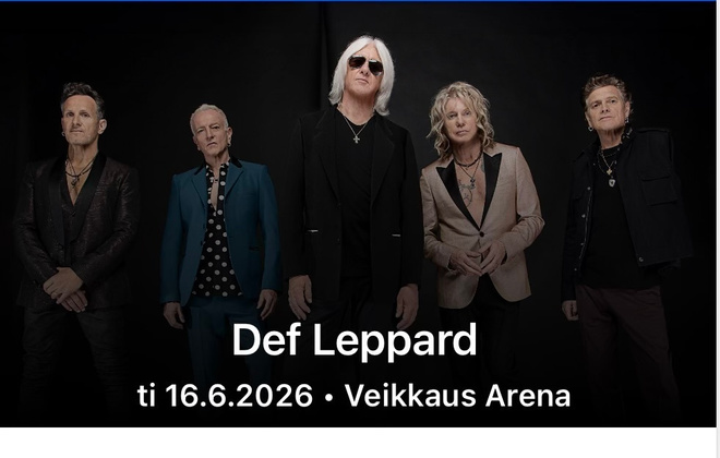 Def Leppard Platinum -lippu