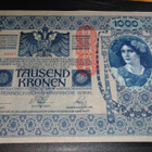 Austria Itävalta 1000 Kronen P59 XF-aUNC - pikkukuva 2
