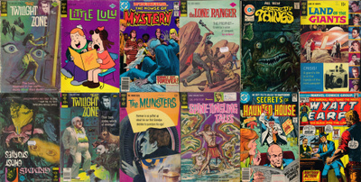 HULPPEA NIPPU US/70s COMICS: Twilight Zone LONE RANGER +10