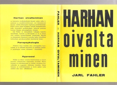 Fahler, Jarl: Harhan oivaltaminen, [Tekijä] 1966, nid., K4