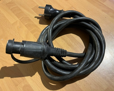 DEFA lohkolämmittimen kaapeli 2m