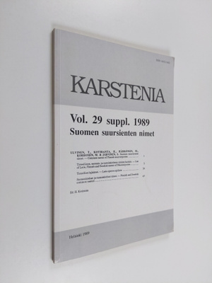 Suomen suursienten nimet