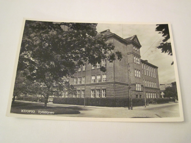 VANHA Postikortti Kuopio 1950-l Alkup.Mallikappale
