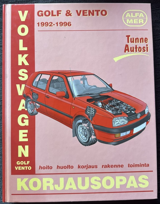 Alfamer S064 - VW Golf & Vento 1992 - 1996 korjausopas