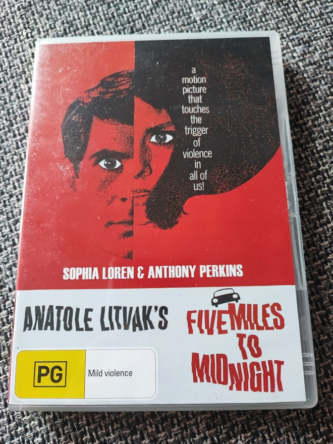 Five Miles to Midnight Sophia Loren Anthony Perkins