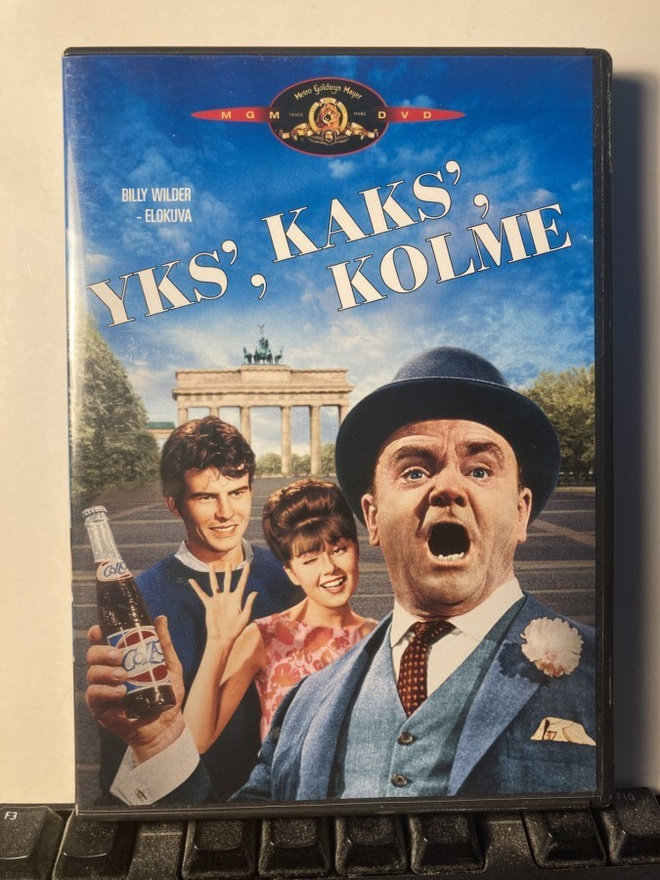 YKS', KAKS', KOLME (One, Two, Three), DVD, Wilder, Gagney