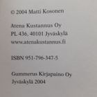 Matti Kosonen: Talvisodan tiedustelijat KIRJA - pikkukuva 3