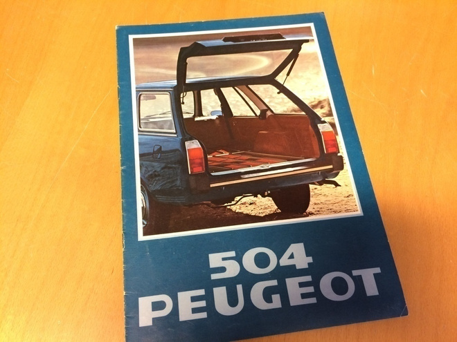 Myyntiesite - Peugeot 504 Break/Familiale - 1978