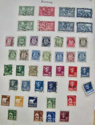44 kpl Norja Norway Norge 1890-1920-l