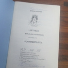 LUETTELO MARJALIISA PITKÄRANNAN POSTIKORTEISTA - NUMEROITU ! - pikkukuva 2