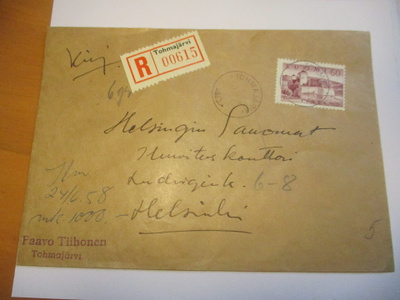 1958 Tohmajärvi R kuori