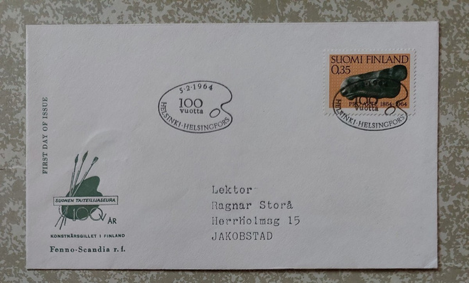 1964  Taiteilijaseura FDC kerhokuori