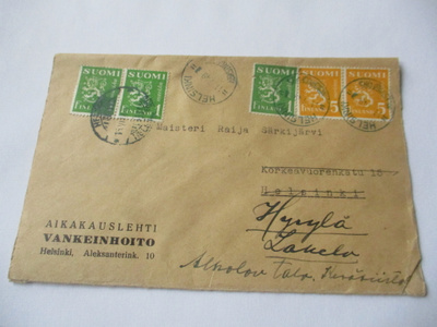 1949 Hki lehtikääre Hyrylään