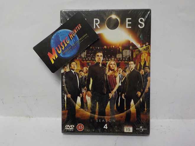 HEROES - SEASON 4 UUSI "SS" DVD