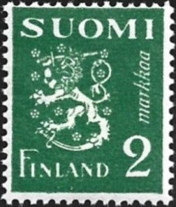 1945 M-30 L 2 mk oliivin sinivihreä ** Lape 303 c SP Lm6