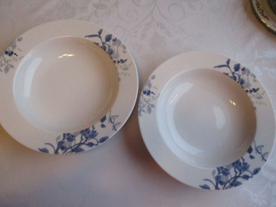 2 KPL APILANLEHTI SYVÄT LAUTASET hlk. 22CM