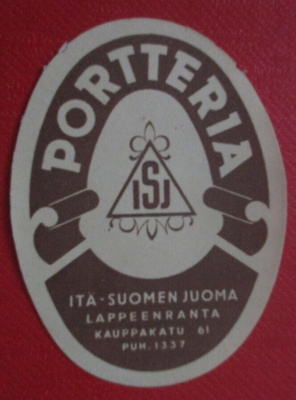 PORTER ITÄ SUOMEN JUOMA LAPPEENRANTA  H-3481
