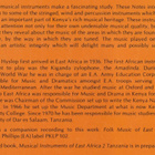 Graham Hyslop: Musical instruments of East Africa. 1, Kenya - pikkukuva 3