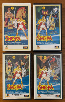 SHERA 1-4 VHS