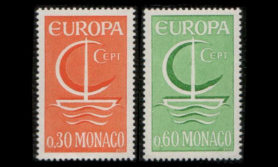 Monaco 835-6 ** Europa (1966)
