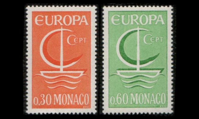 Monaco 835-6 ** Europa (1966)