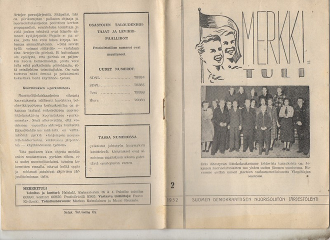 Merkkituli n:o 2 1952