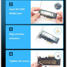 FENVI M.2 NVME - PCIe 4.0 -laajennuskortti #30849 - pikkukuva 5