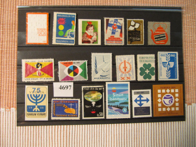Kirjeensulkijoita 18 kpl.mm . 75 vuotta1908 Israelin ystävät