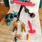 1988 M.A.S.K. AFTERBURNER Dragster Kenner DUSTY HAYES MASK - pikkukuva 1