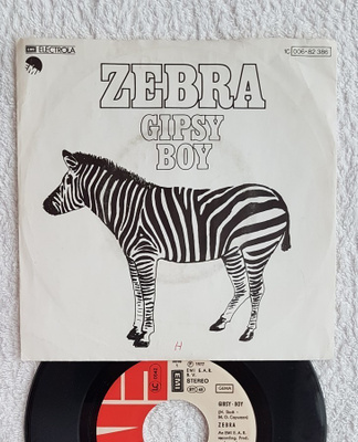 Zebra – Gipsy Boy/Milk 'N' Honey  7" Single